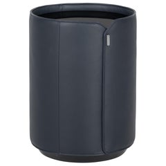 DS-5020 Cylindrical Leather Tall Side Table by De Sede