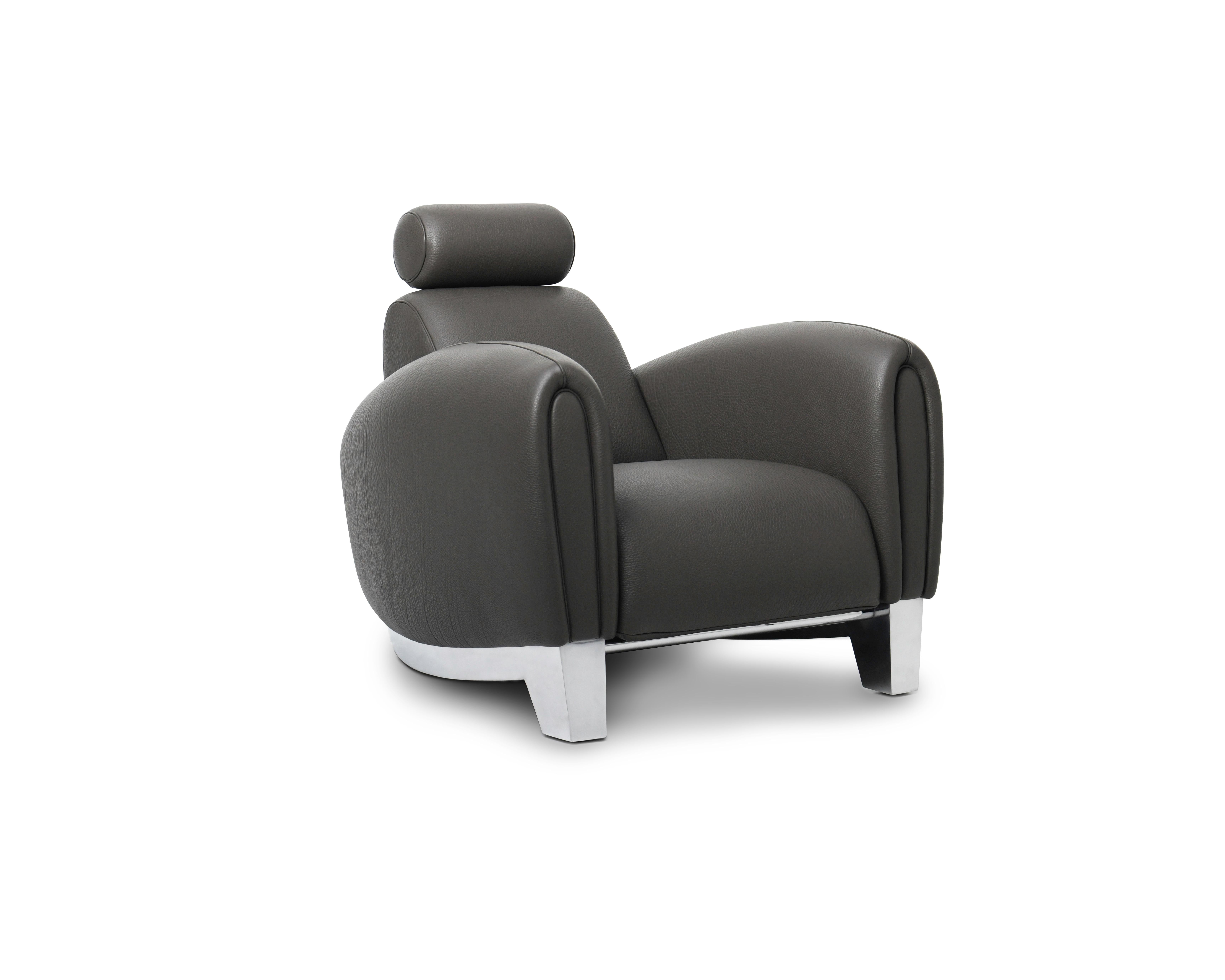 DS-57 armchair with headrest by De Sede
Dimensions: D 60 x W 90 x H 98 cm
Materials: base in solid beech in black lacquer, 
SEDEX upholstery with wadding cushion.
Armrest: moulded foam with wadding cushion.

Prices may change according to the