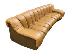 Ds-600 Modular Leather Sofa by Eleonore Peduzzi Riva for De Sede, Set of 11