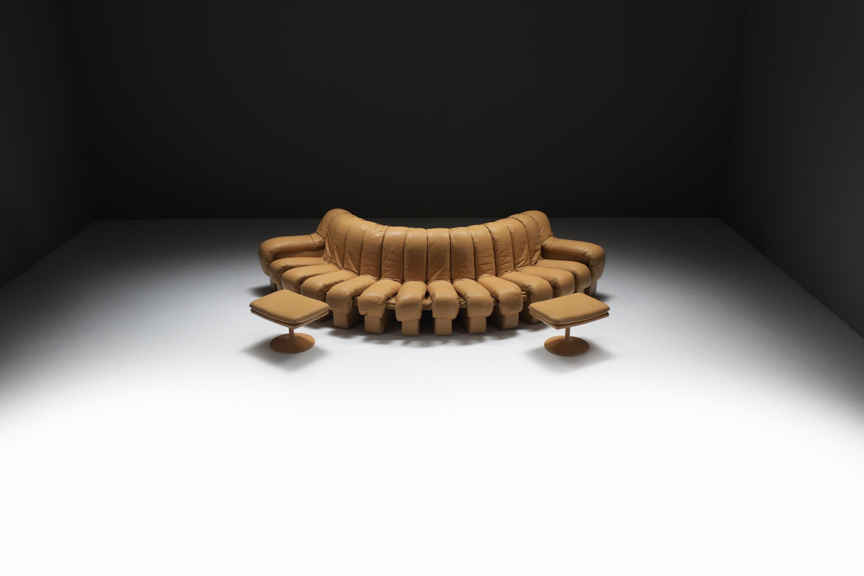 DS-600 Schlangen-Tatzelwurm von Berger, Peduzzi-Riva, Ulrich, Vogt für De Sede Swiss (Moderne der Mitte des Jahrhunderts) im Angebot