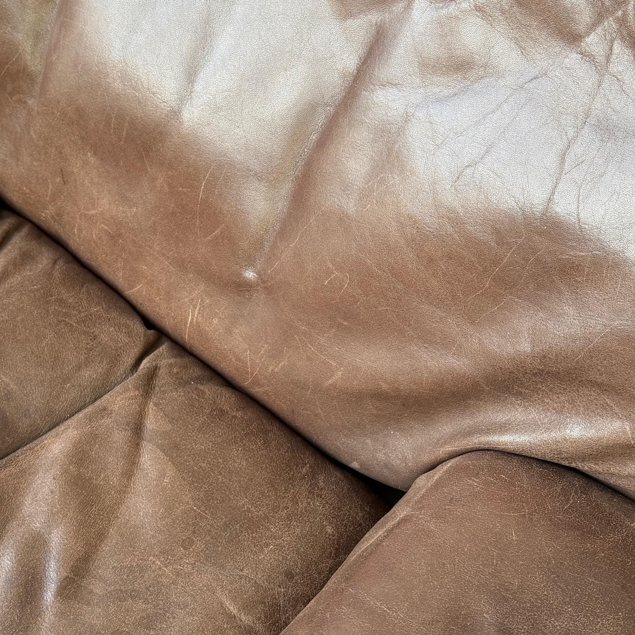 Sillones de cuero DS-66 de De Sede finales del siglo XX