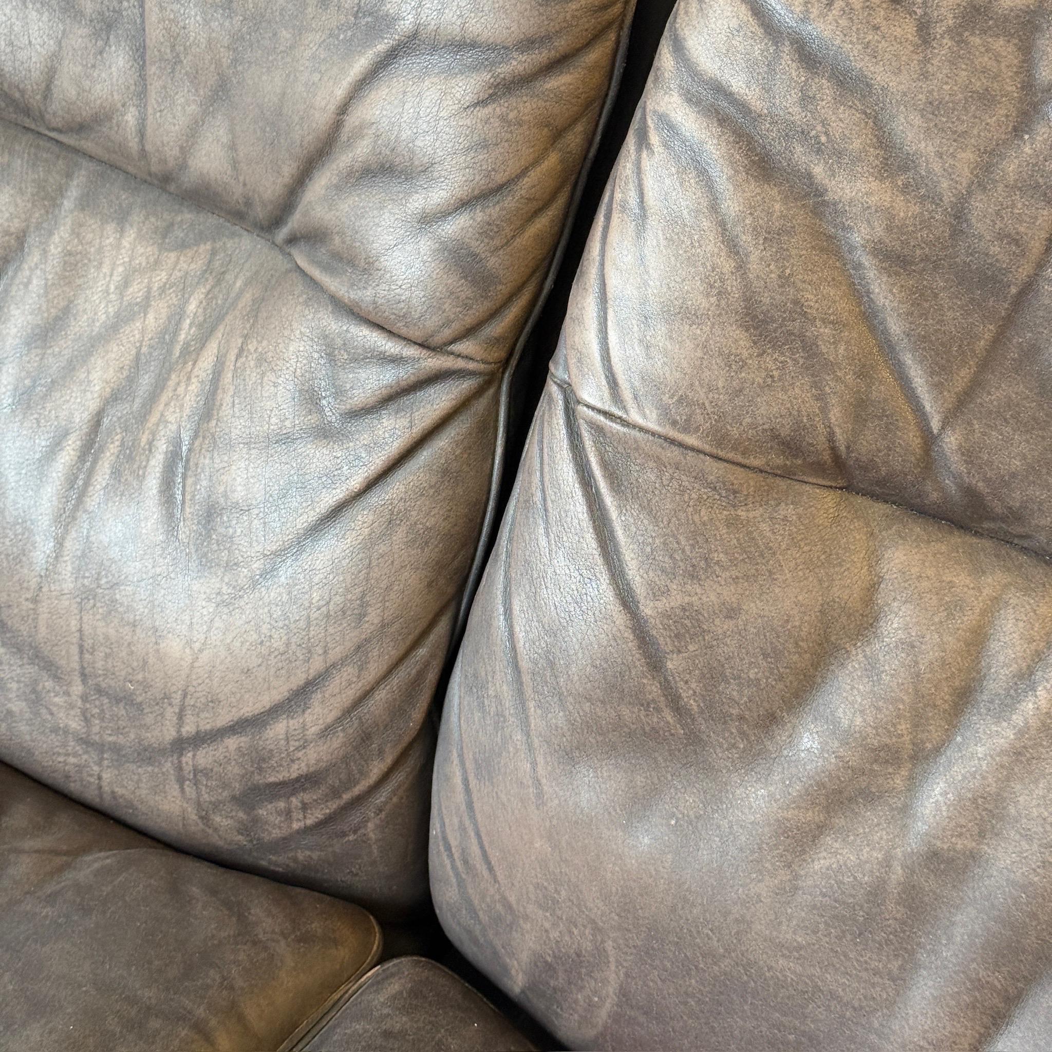 DS-66 Leather Sofa by De Sede In Good Condition In Chicago, IL