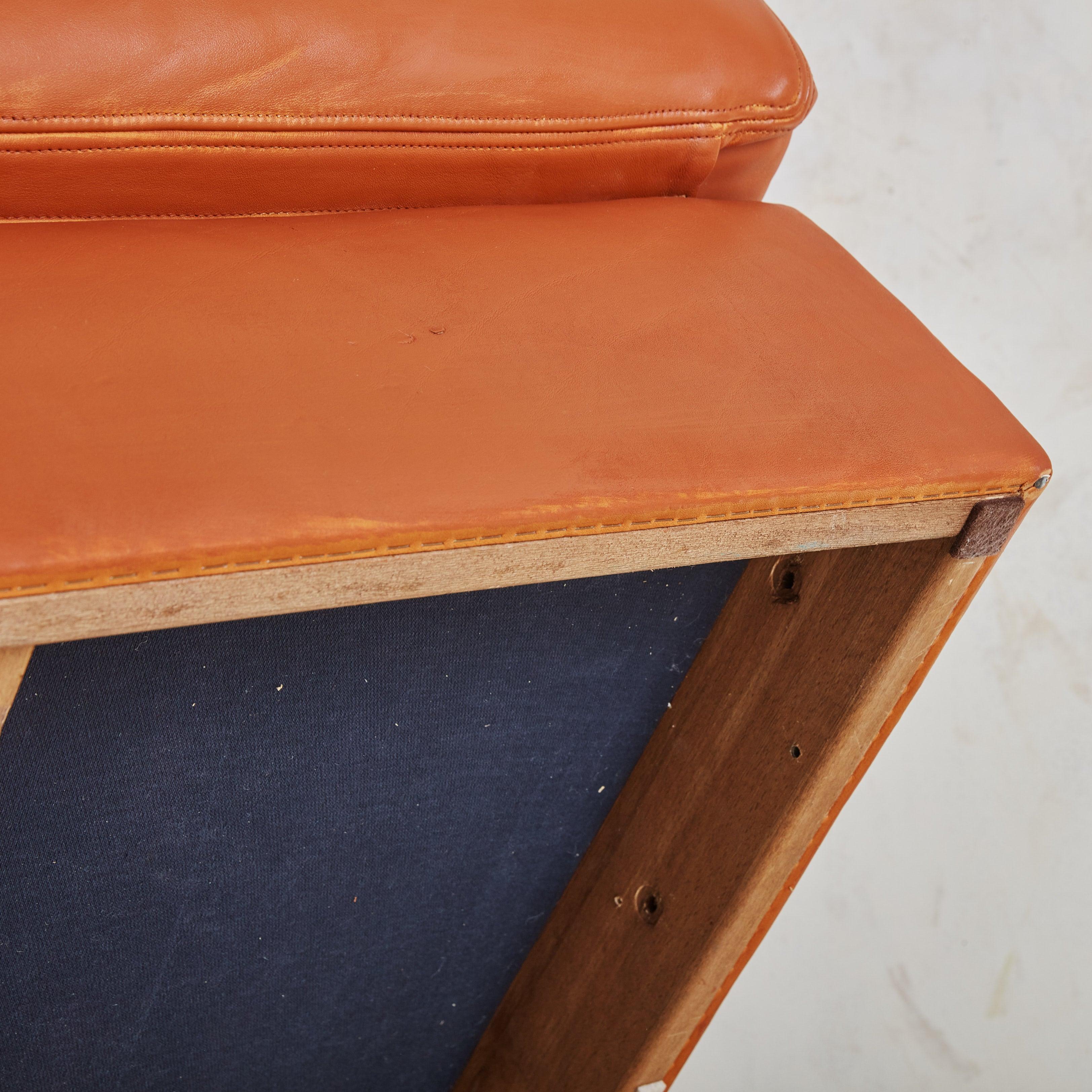 DS-76/107 Cognacfarbener Leder-Cabrio-Sessel von De Sede, Schweiz im Angebot 4