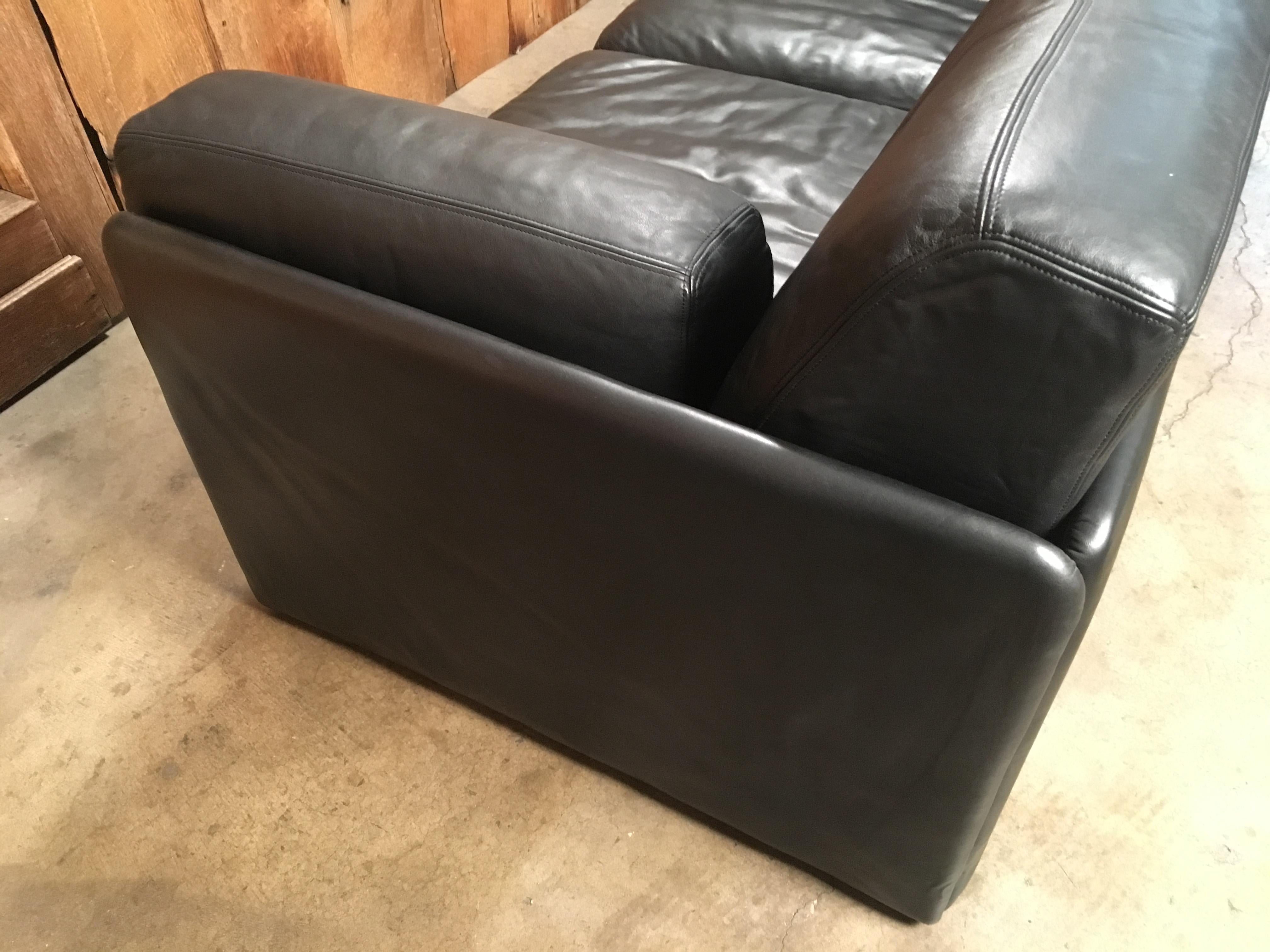 DS 76, De Sede Leather Sofa 6