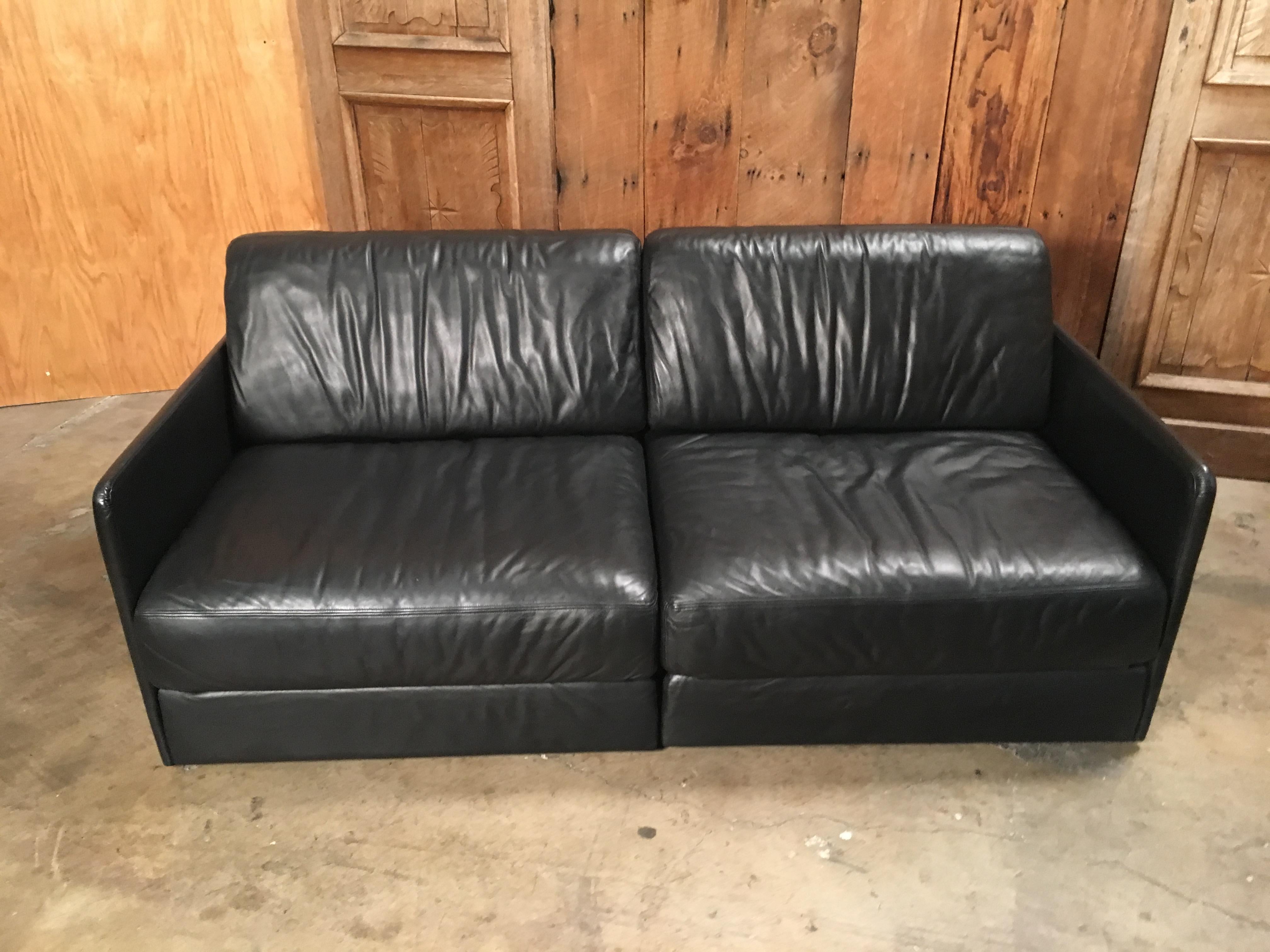 DS 76, De Sede Leather Sofa 7