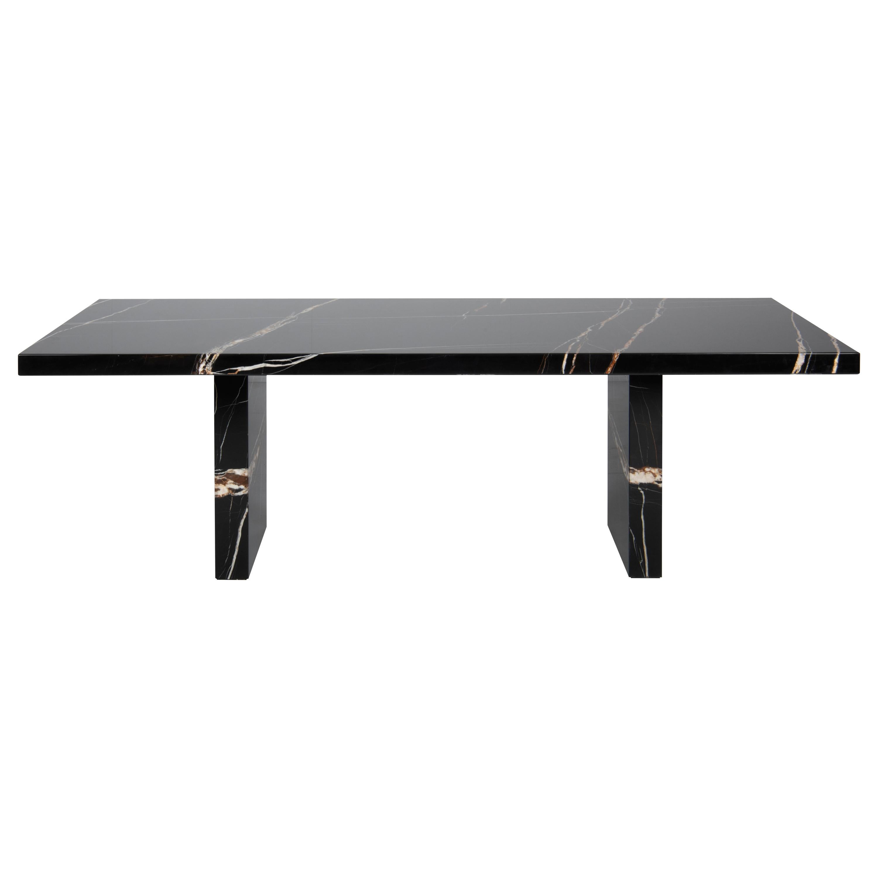 En vente : Multi (STONE Sahara Noir) Table de salle à manger personnalisable DS-788 en marbre, granit ou quartz par De Sede