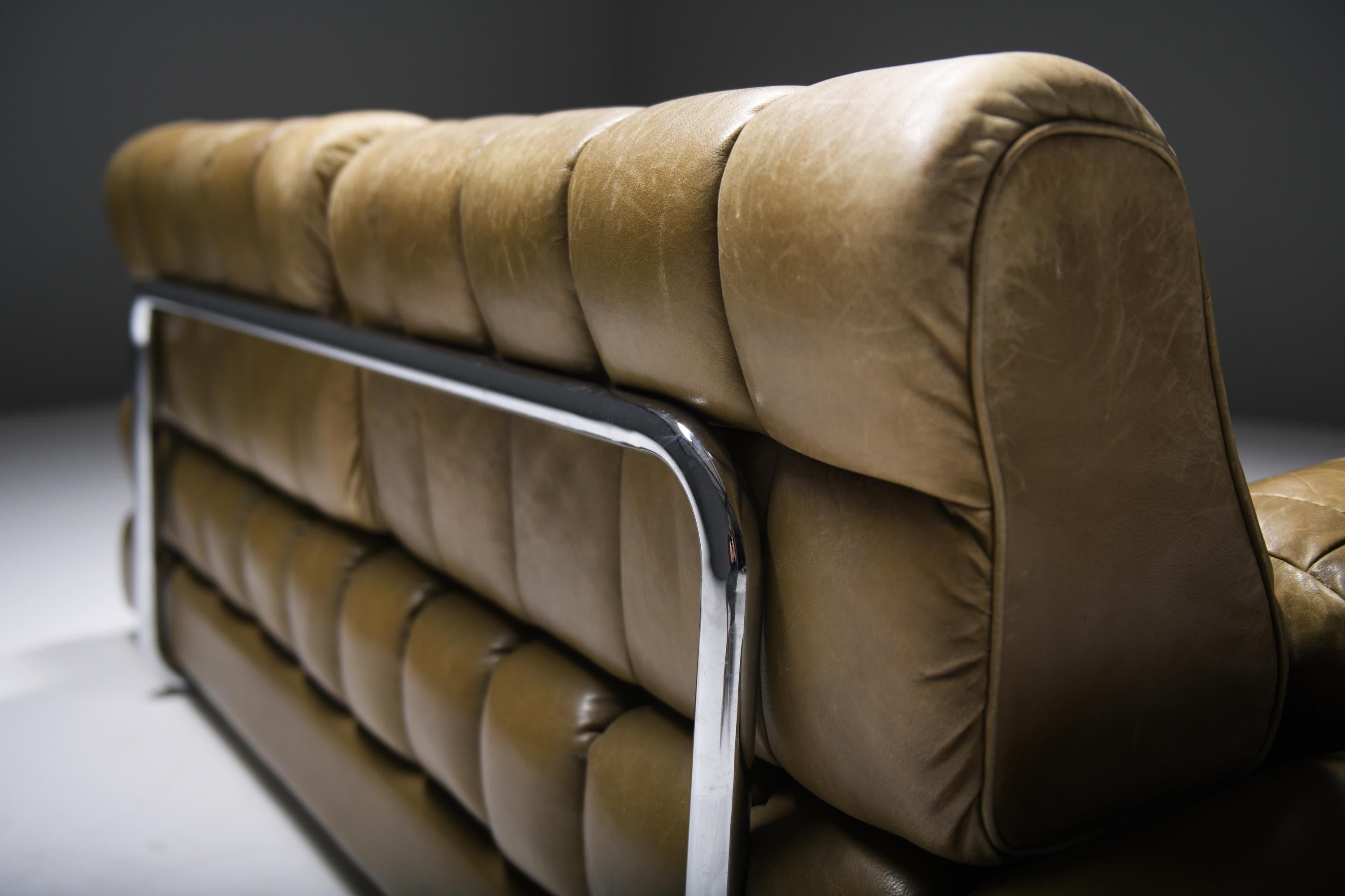 DS-85 sofa daybed in original leather by Team De Sede for De Sede Swiss 7