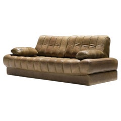 DS-85 sofa daybed in original leather by Team De Sede for De Sede Swiss