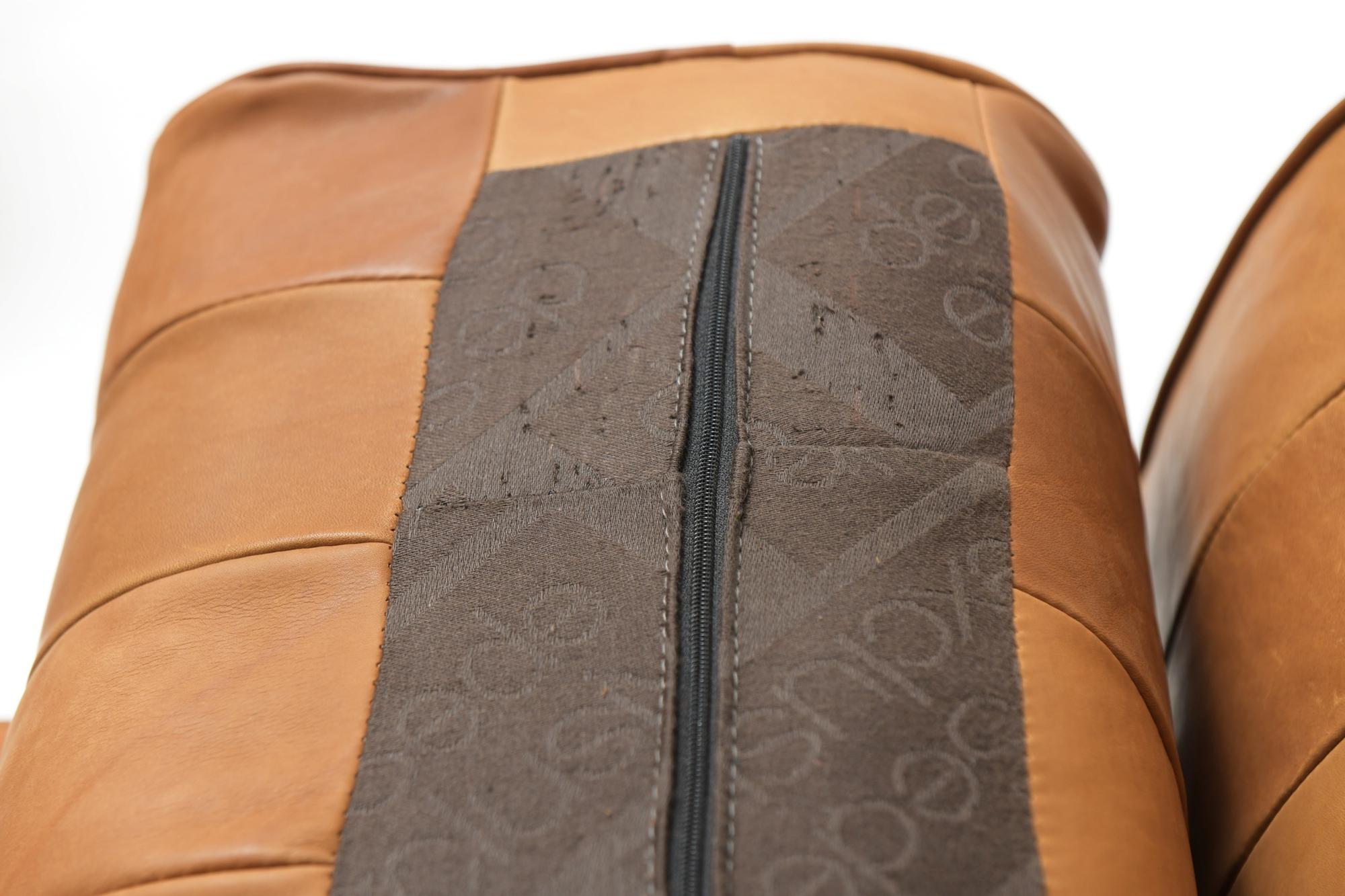 DS 88 in New Cognac Patchwork Leather, De Sede Team, De Sede 9