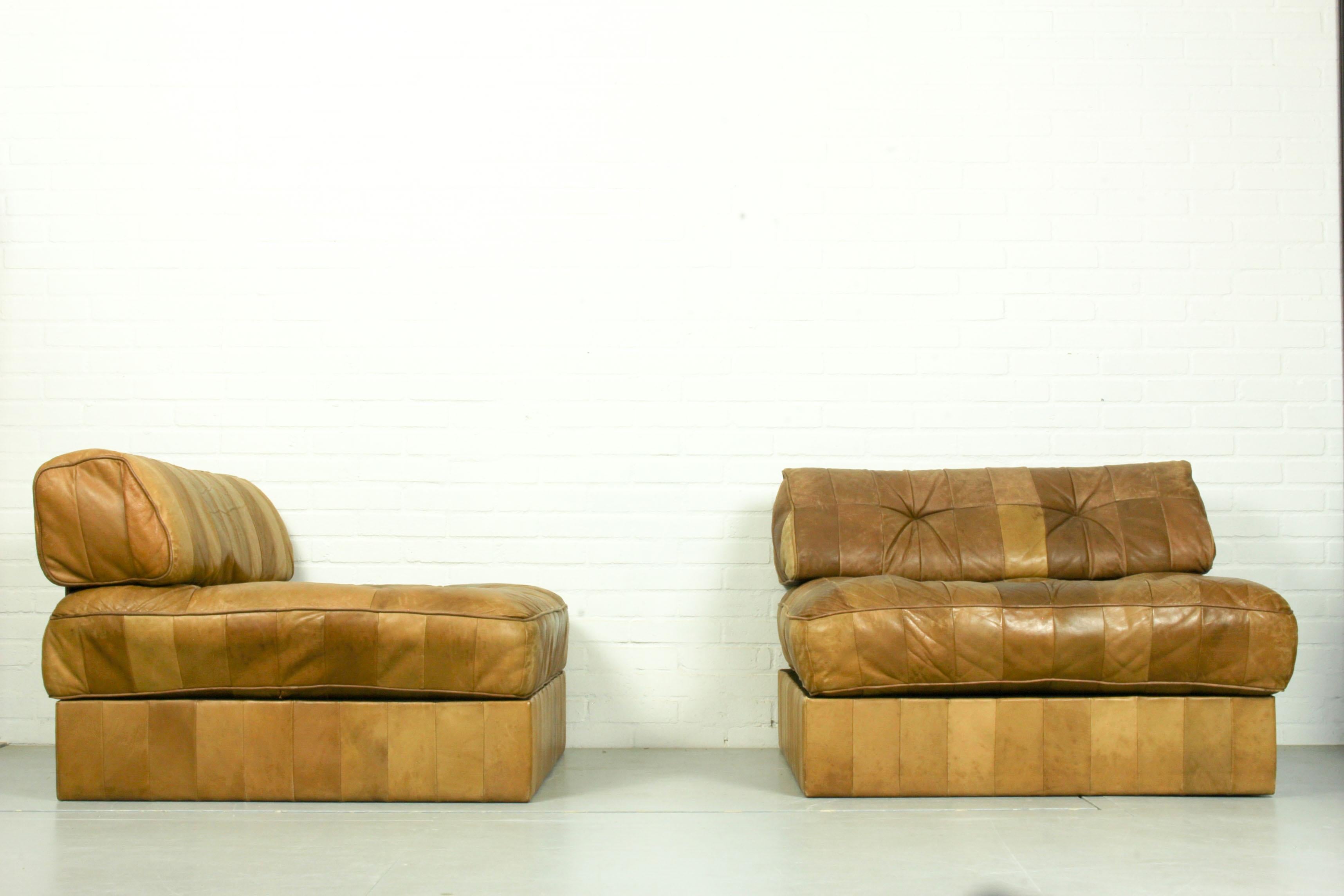 Swiss DS-88 Modular Patchwork Sofa by De Sede, 1960s, Set of 5