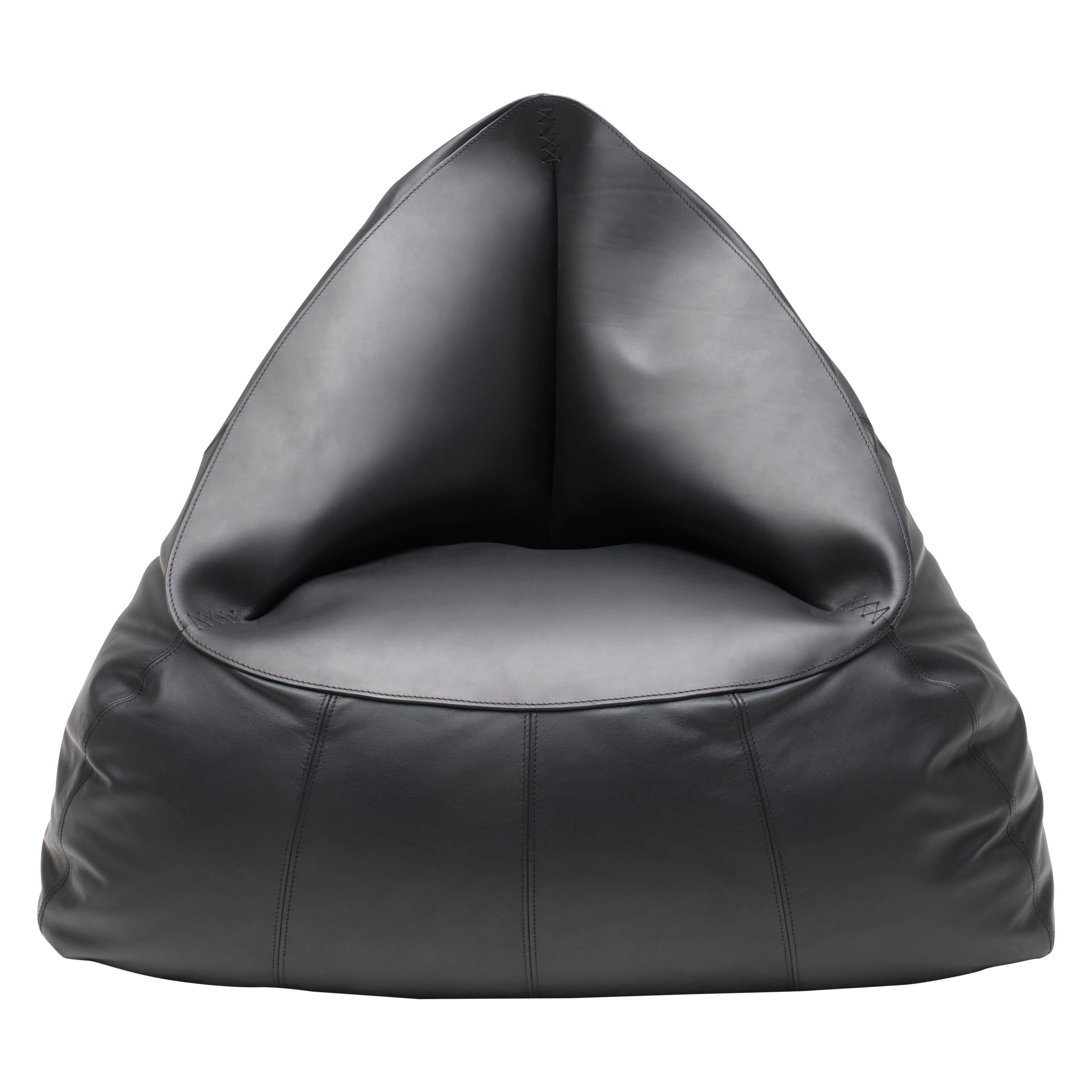 DS-9090 Handstitched Leather Beanbag Chair by De Sede