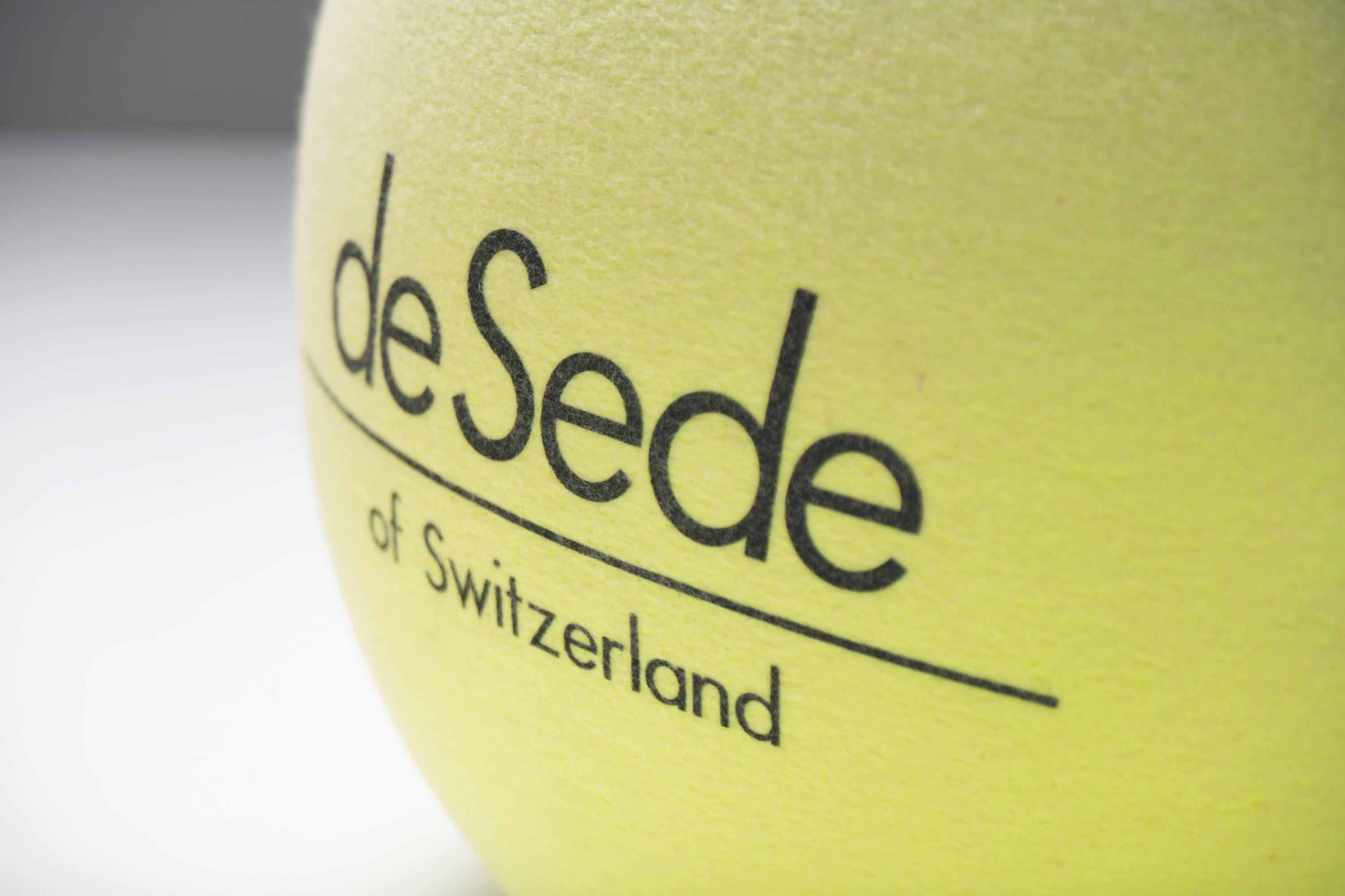 Ds 9100/01 tennis ball chairs by De Sede Swiss for WTA Zurich Open in 1985. For Sale 7