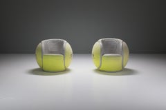 Ds 9100/01 tennis ball chairs by De Sede Swiss for WTA Zurich Open in 1985.
