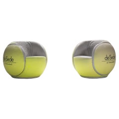 Ds 9100/01 tennis ball chairs by De Sede Swiss for WTA Zurich Open in 1985.