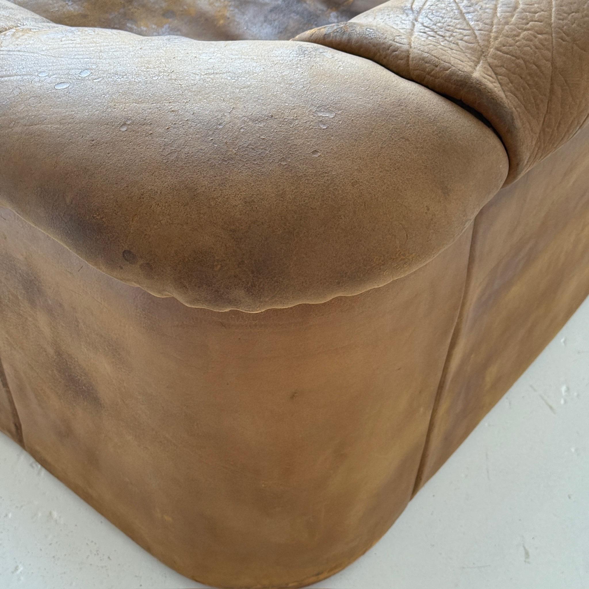 Late 20th Century DS-95 Buffalo Leather Sofa by De Sede For Sale