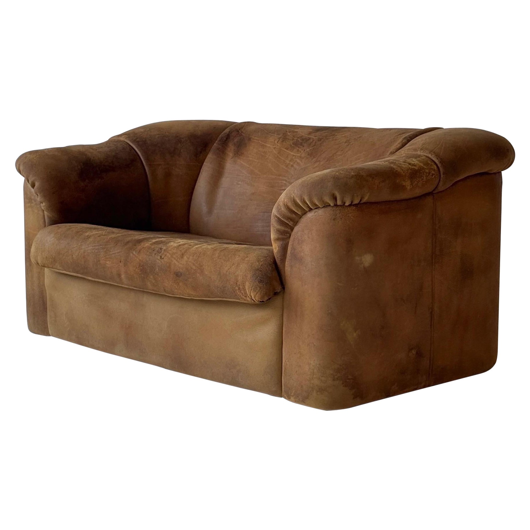 DS-95 Buffalo Leather Sofa by De Sede For Sale