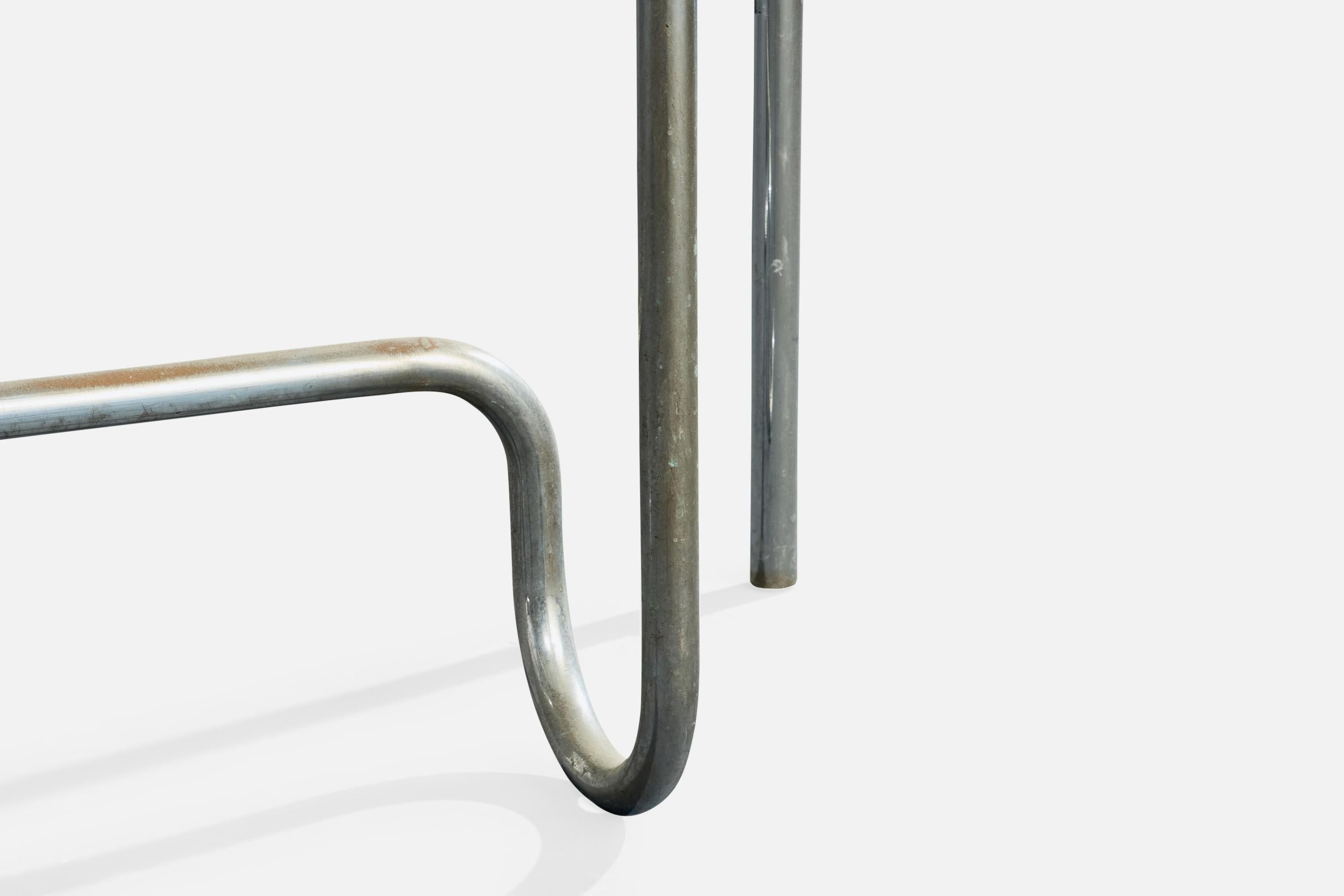 DS Stålmöbler, Console Table, Steel, Wood, Sweden, 1930s For Sale 5