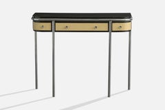 DS Stålmöbler, Console Table, Steel, Wood, Sweden, 1930s