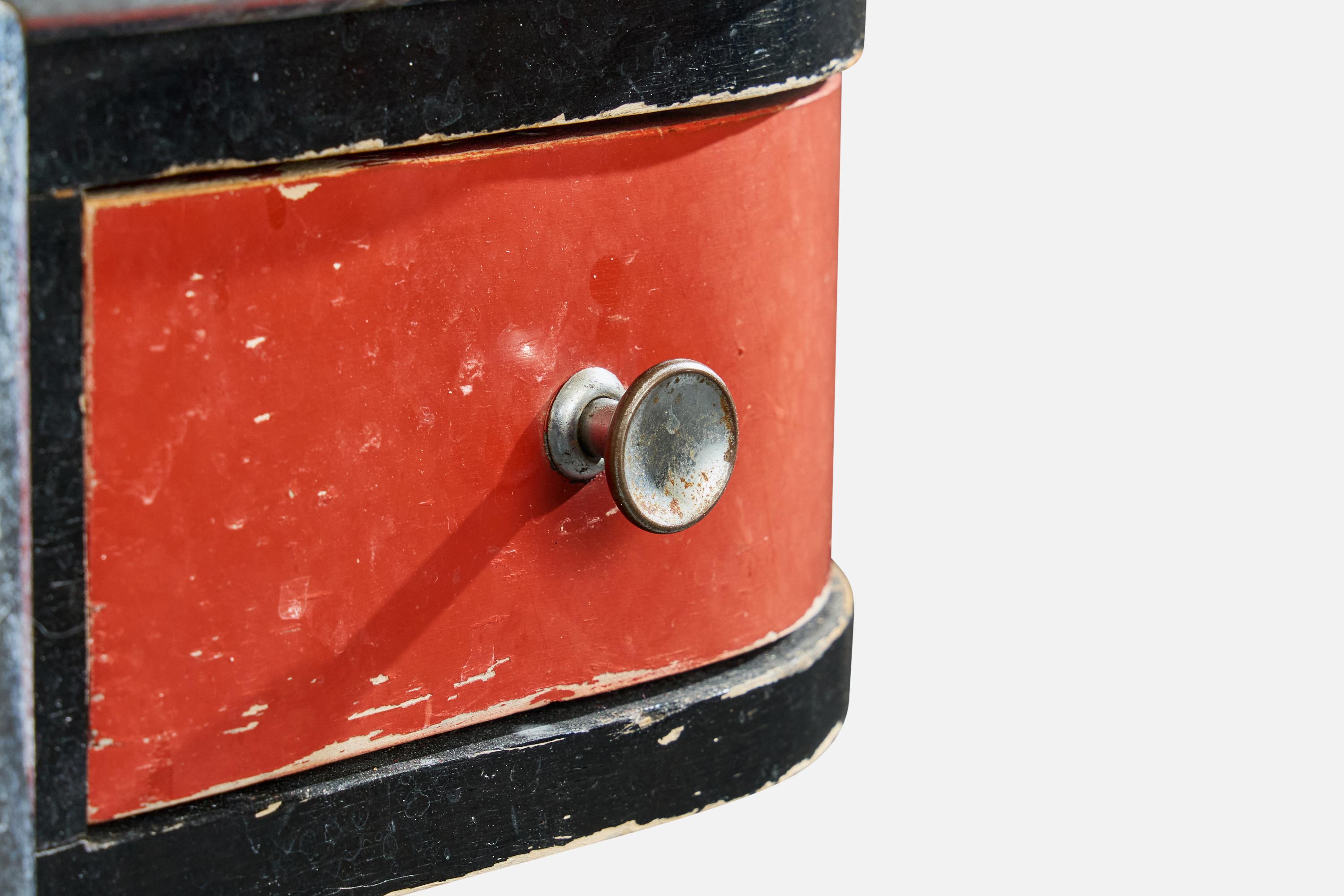 DS Stålmöbler, Console Table, Steel, Wood, Sweden, 1930s For Sale 3