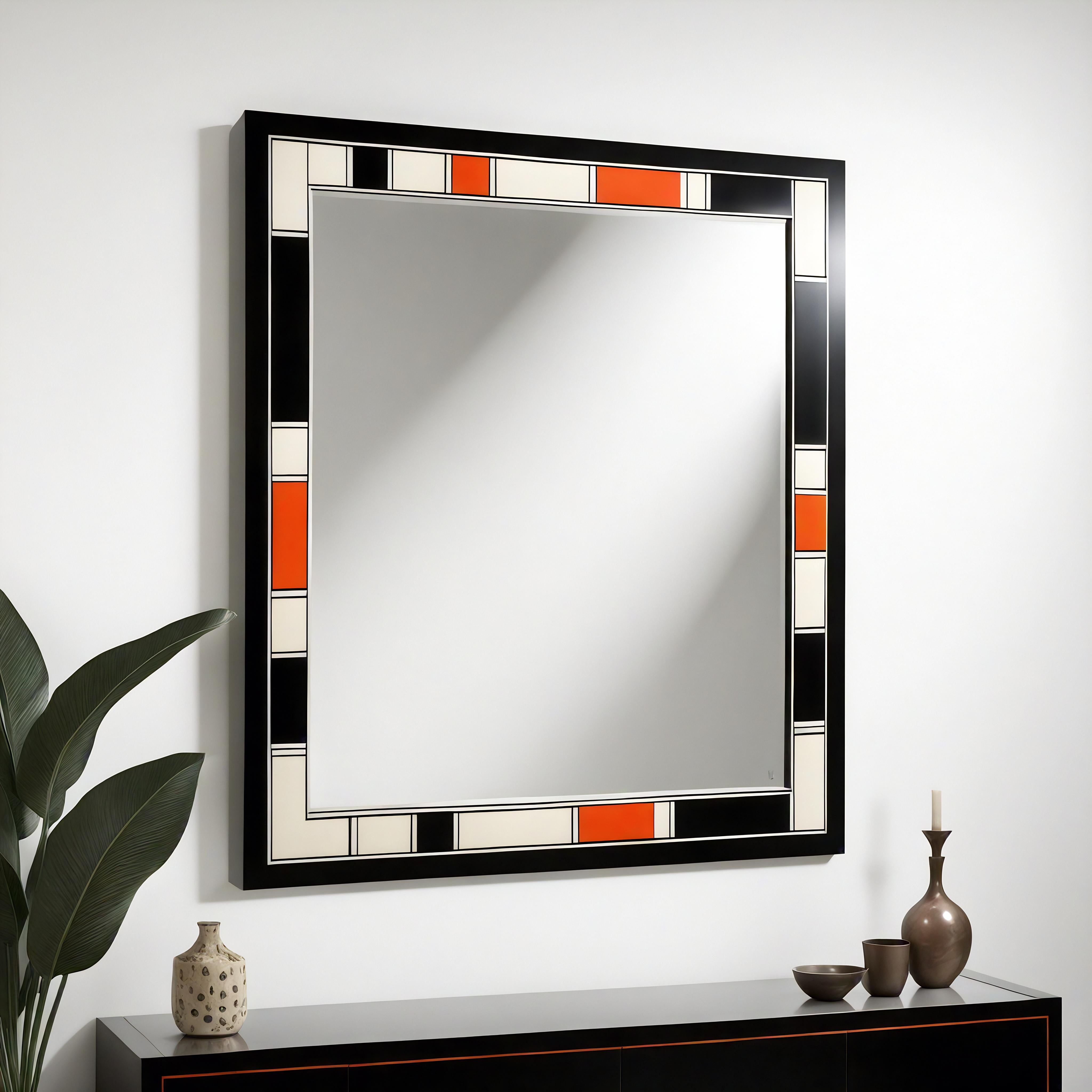 Élevez votre espace avec une élégance intemporelle

Transformez votre intérieur avec la beauté captivante de notre miroir mural De Stijl - Inspired Wall Mirror - une fusion exquise de l'artisanat traditionnel et de la sophistication moderne. Conçu