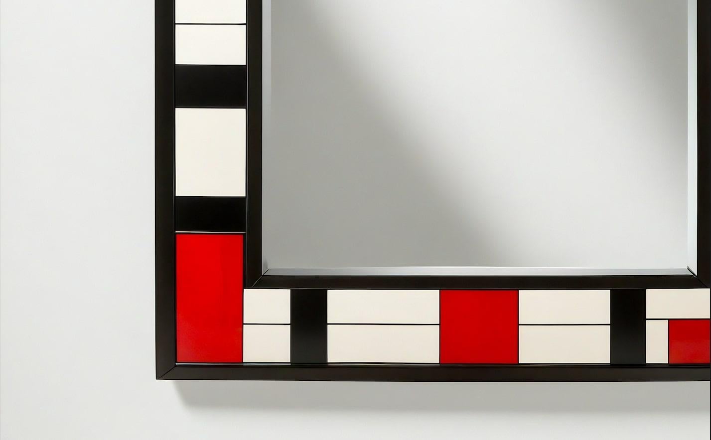 Élevez votre espace avec une élégance intemporelle

Transformez votre intérieur avec la beauté captivante de notre miroir mural De Stijl - Inspired Wall Mirror - une fusion exquise de l'artisanat traditionnel et de la sophistication moderne. Conçu