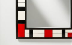 DS Wall Mirror Inspired by De Stijl, Handcrafted by Artisanal