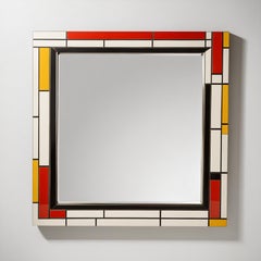 Wandspiegel DS DS, inspiriert von De Stijl, handgefertigt von Artisanal