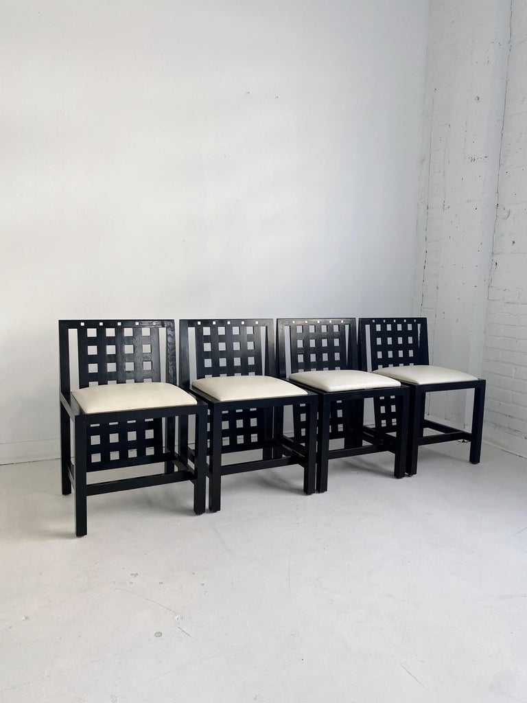 DS1 Table and 4 DS3 Chairs Dining Set by Charles Rennie Mackintosh for ...