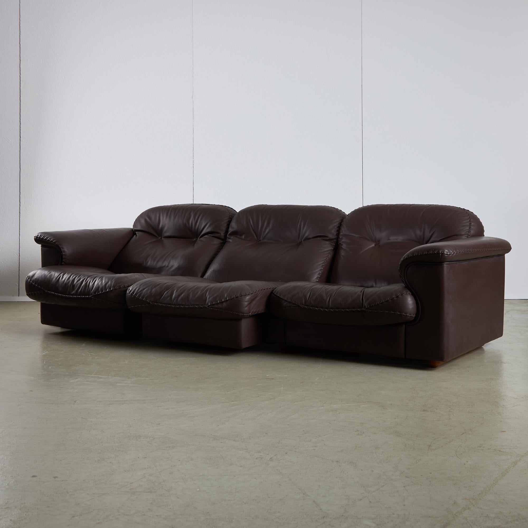DS101 3 Seater Sofa, De Sede, 1970s 16