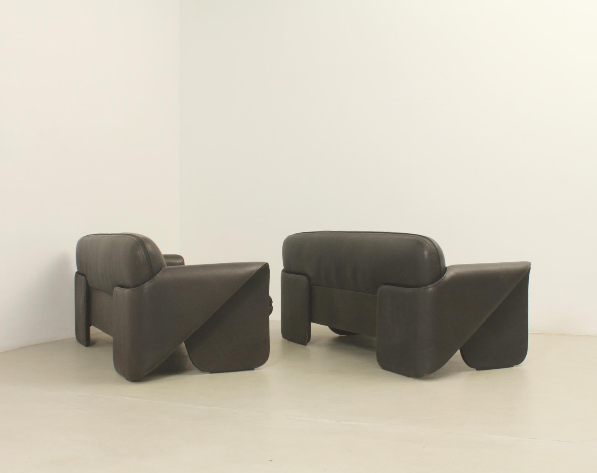 DS125 Sofas von Gerd Lange für De Sede, Schweiz, 1978 im Angebot 9