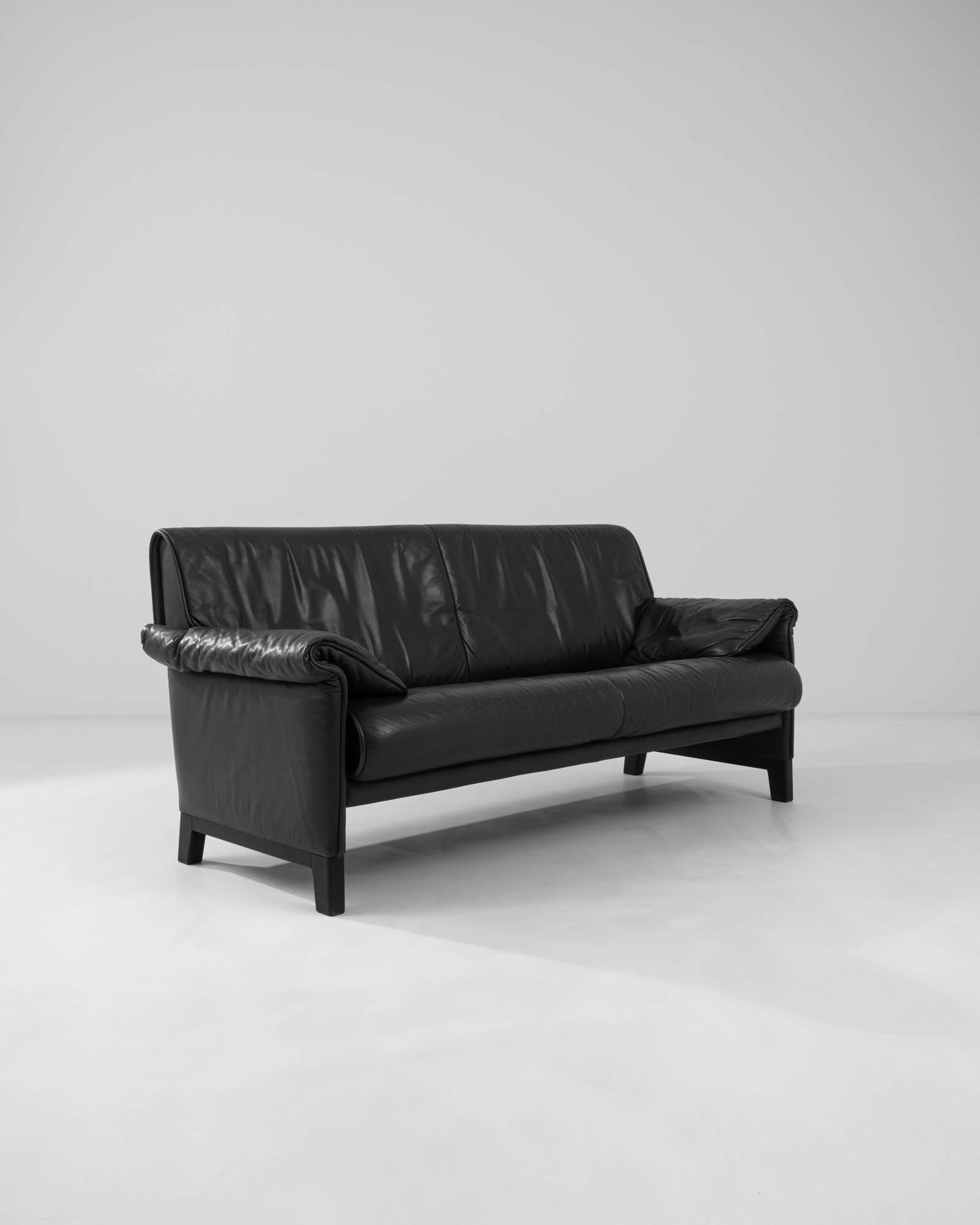 DS14 De Sede Leder-Sofa aus dem 20. Jahrhundert im Zustand „Gut“ im Angebot in High Point, NC