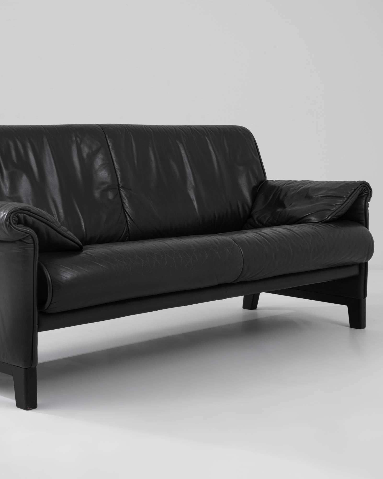 DS14 De Sede 20th Century Leather Sofa For Sale 1
