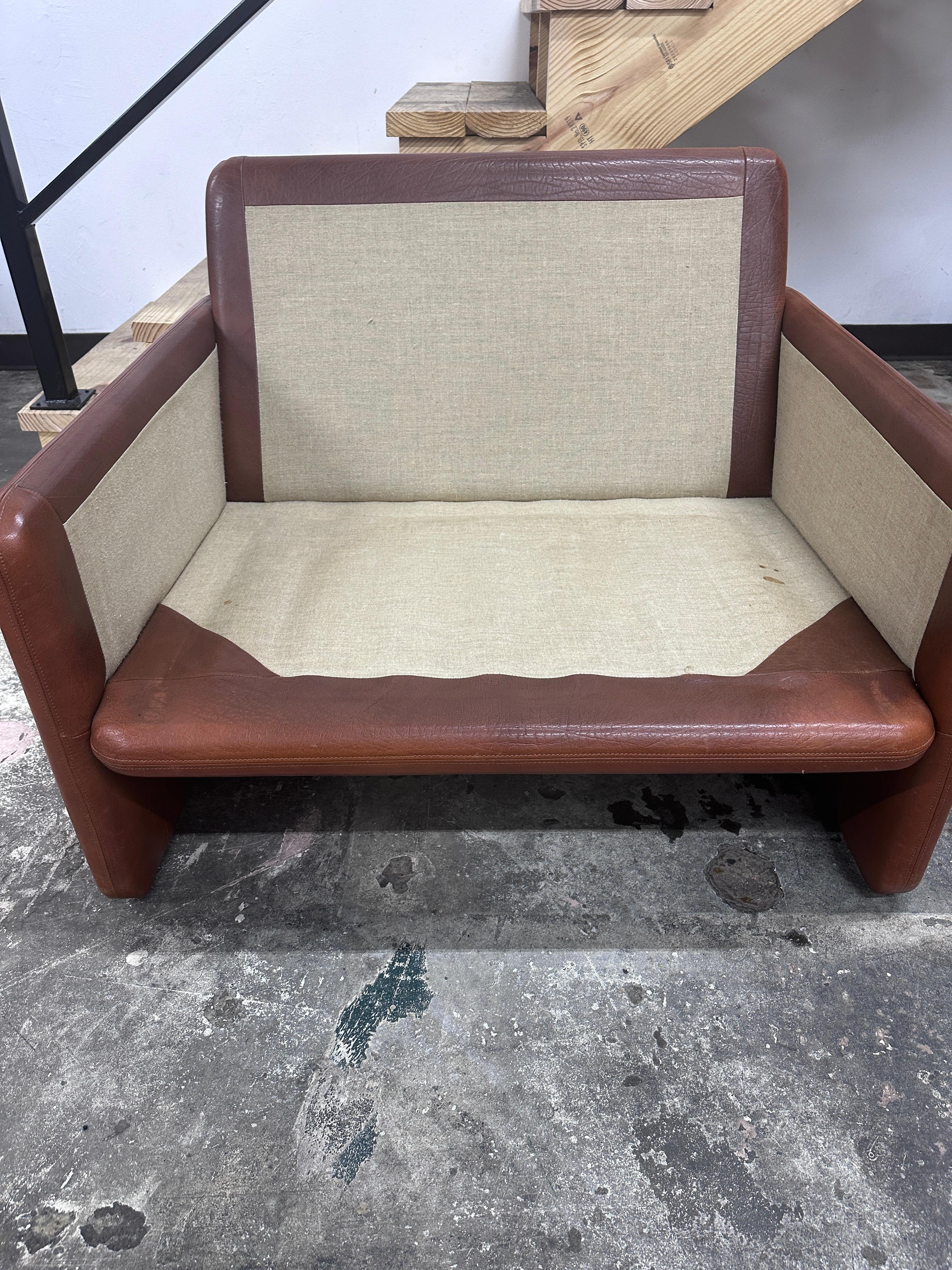 Leather DS16 chair by De Sede