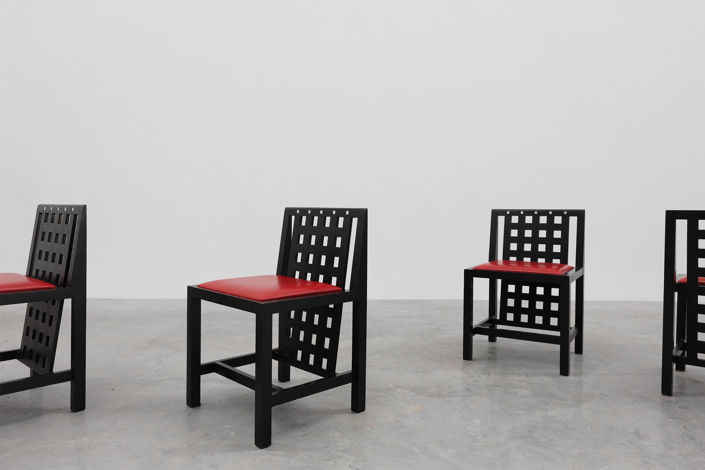Sedie da pranzo DS3 di Charles Rennie Mackintosh per Atelier International in vendita 3