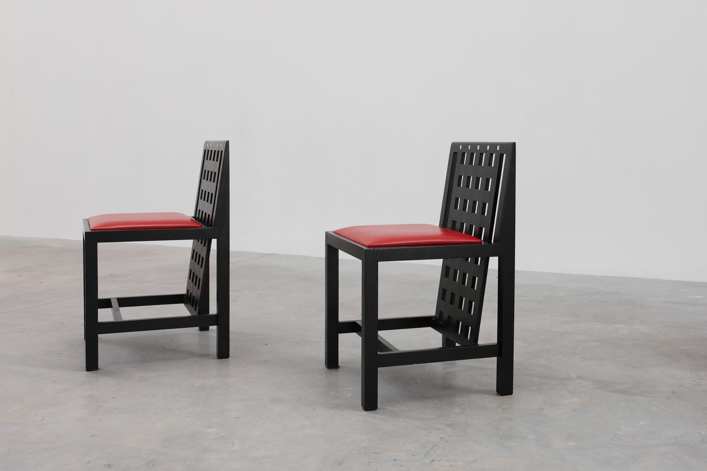 Sedie da pranzo DS3 di Charles Rennie Mackintosh per Atelier International in vendita 4