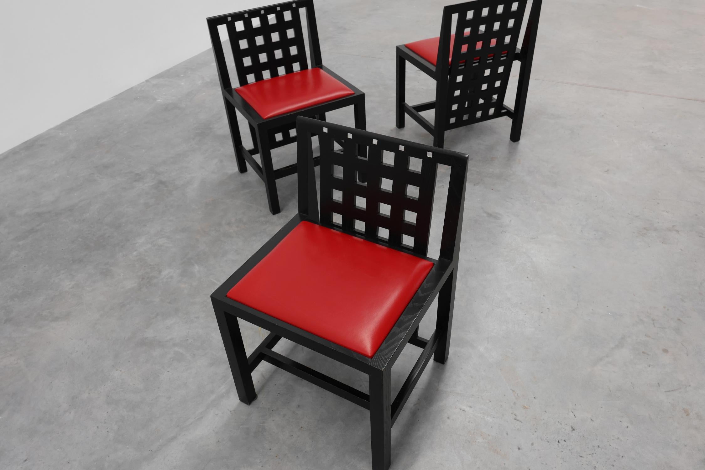 Sedie da pranzo DS3 di Charles Rennie Mackintosh per Atelier International in vendita 9