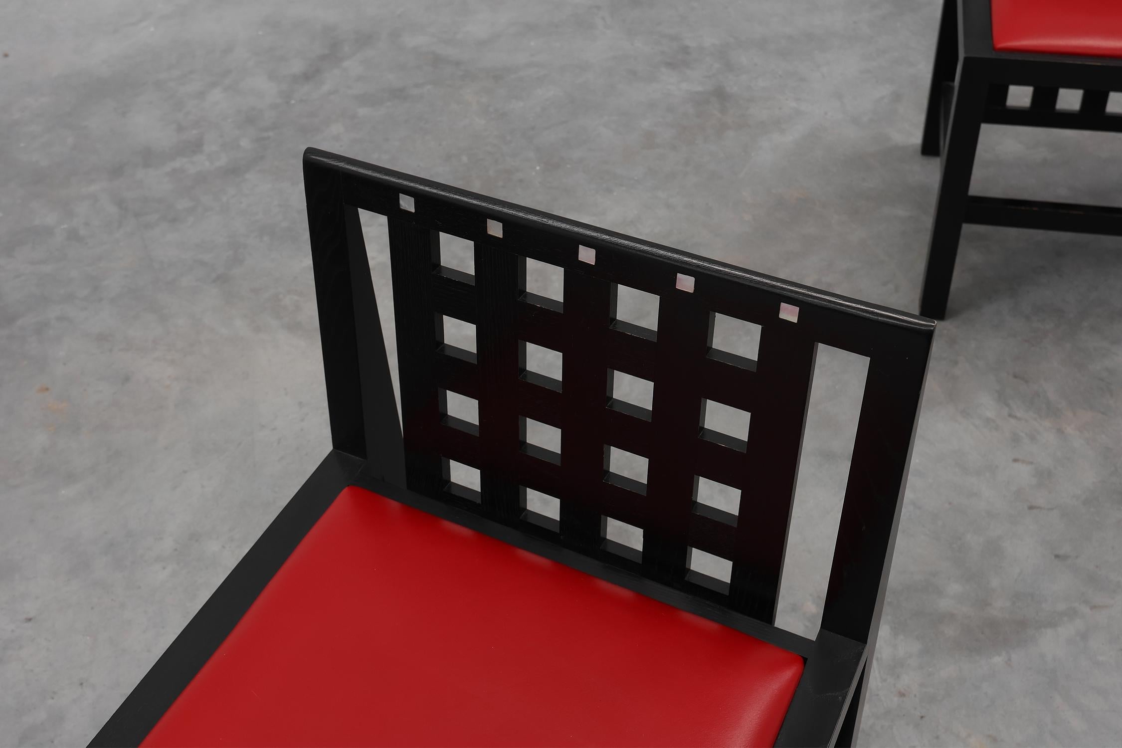 Sedie da pranzo DS3 di Charles Rennie Mackintosh per Atelier International in vendita 10