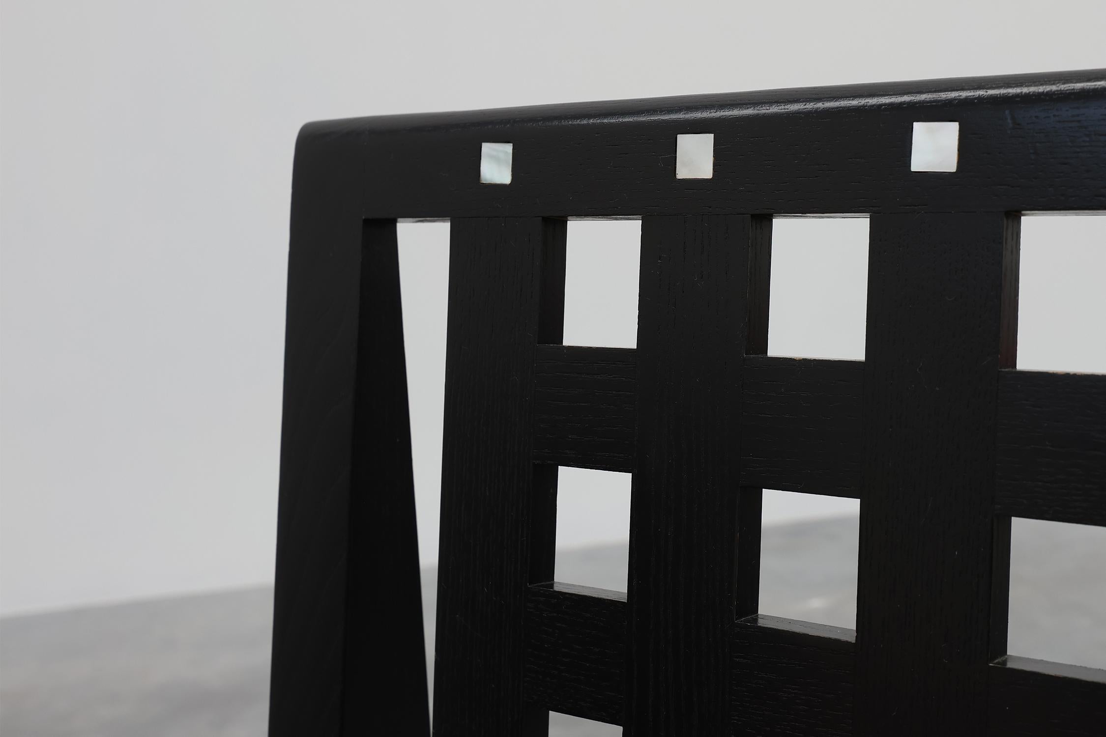 Fine XX secolo Sedie da pranzo DS3 di Charles Rennie Mackintosh per Atelier International in vendita