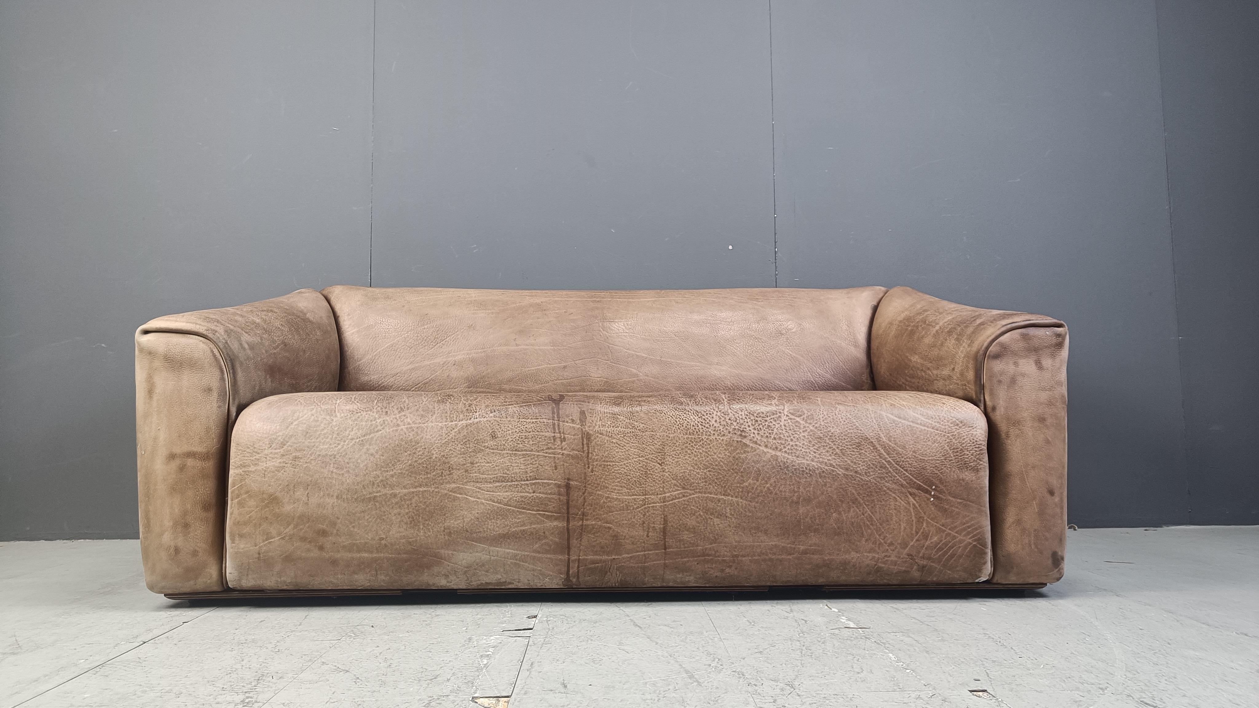 Sofá DS47 by Desede, 1970s Cuero en venta