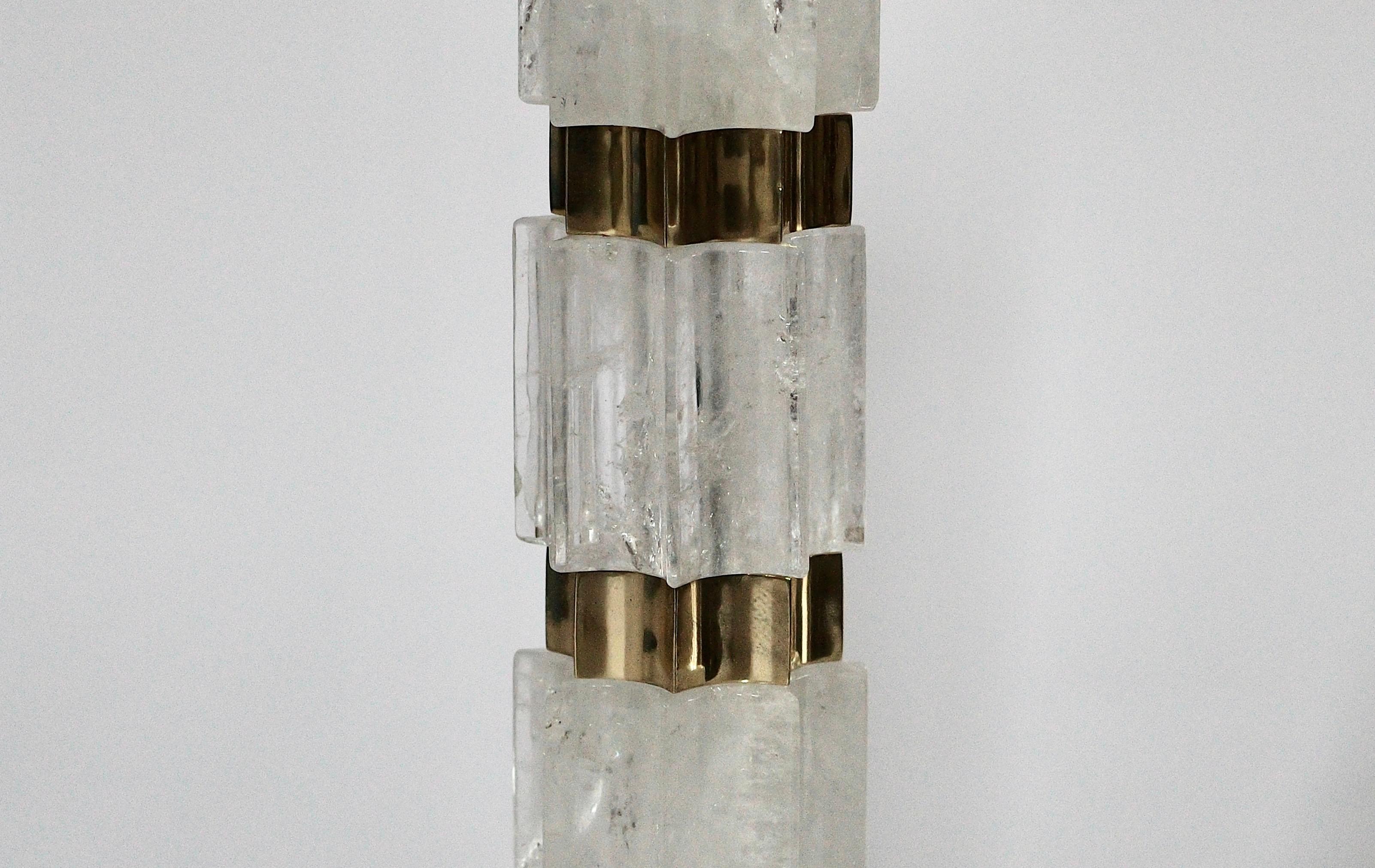 Contemporary DSB22 Rock Crystal Lamps  For Sale