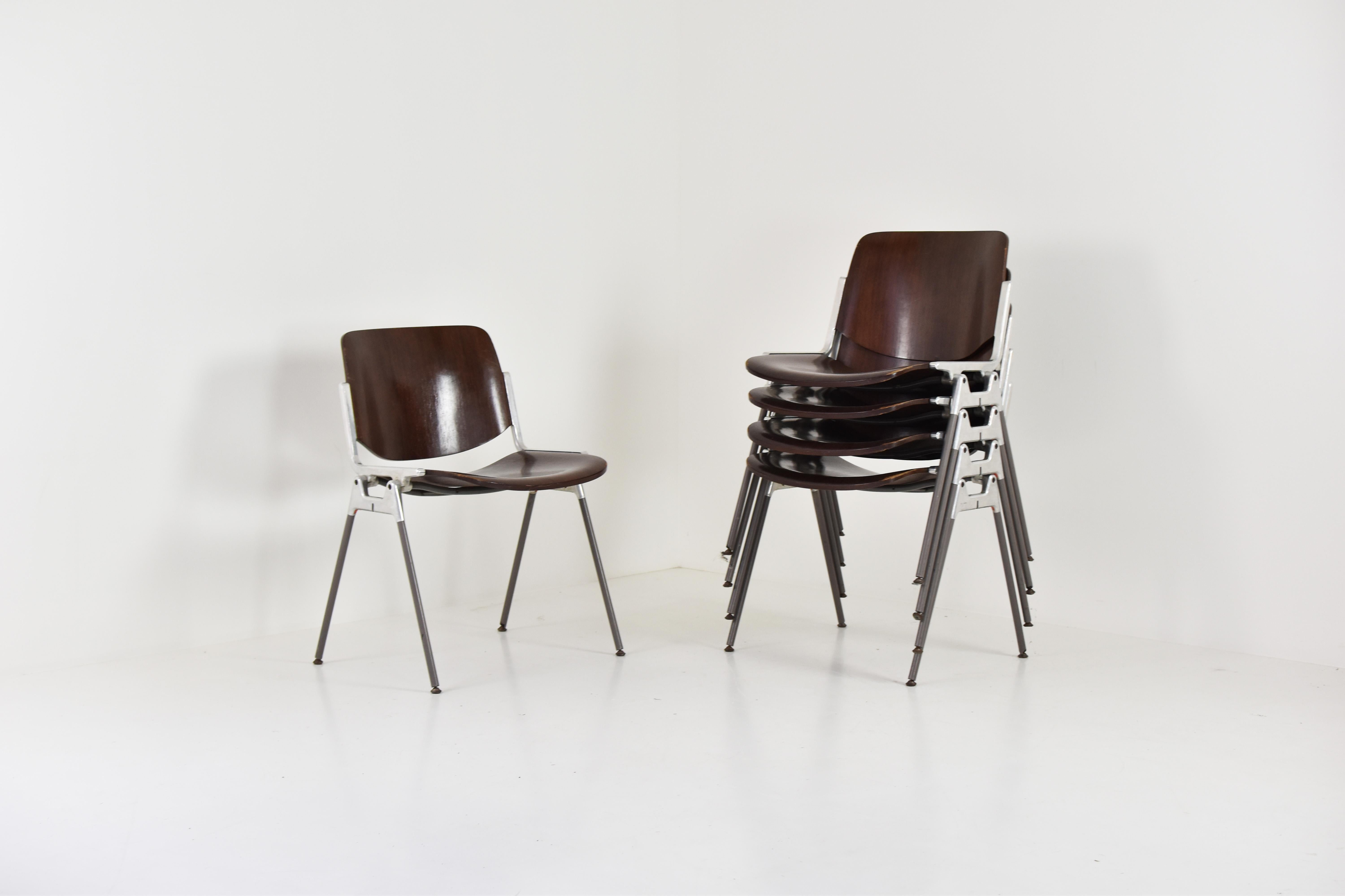DSC 106 Dining Chairs by Giancarlo Piretti for Castelli, Italy 1960’s 7