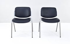 DSC 106 Italian Modern Stackable Chairs by Giancarlo Piretti for Castelli