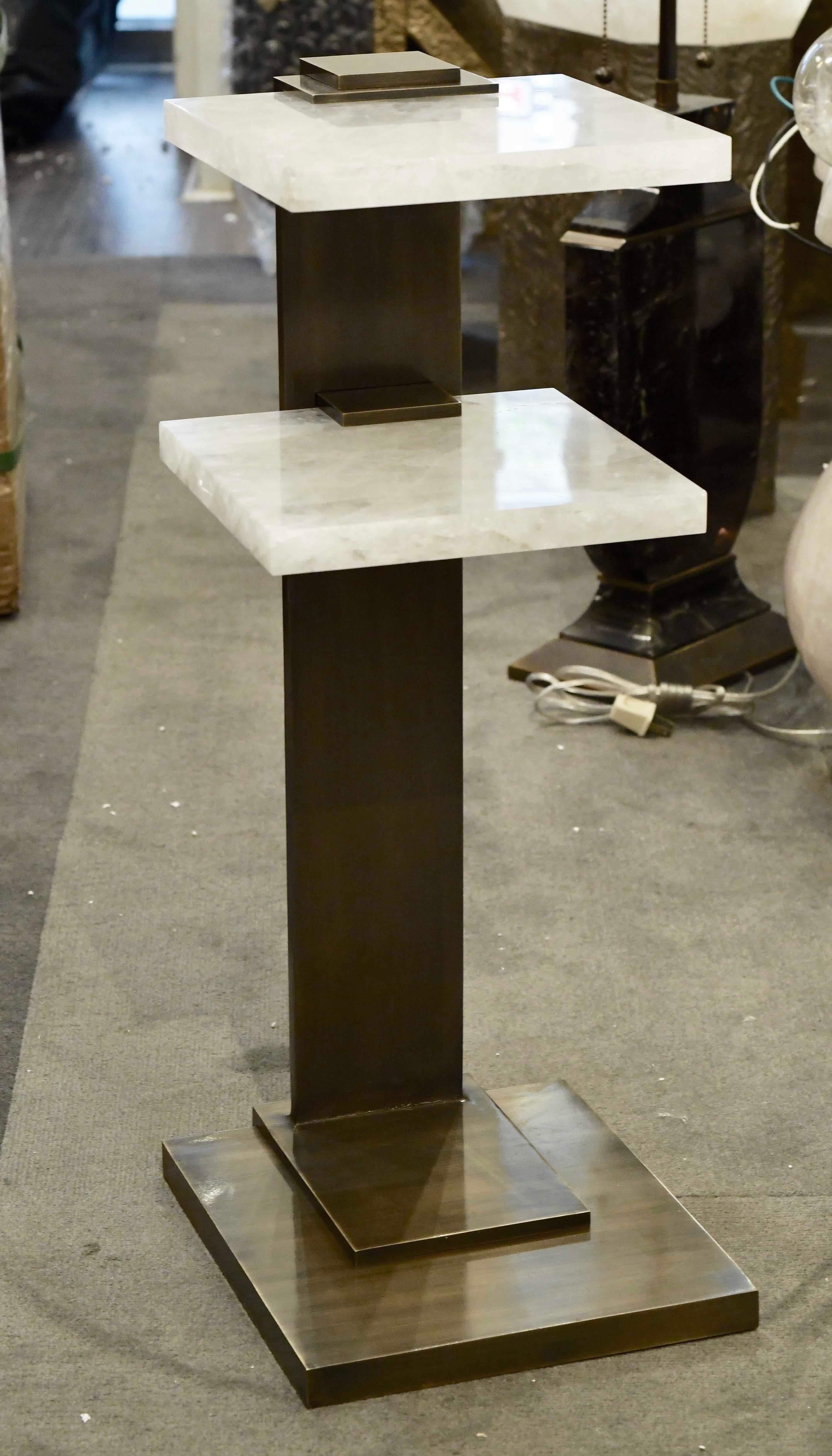 XXIe siècle et contemporain Table à boire en cristal DWD Rock par Phoenix en vente