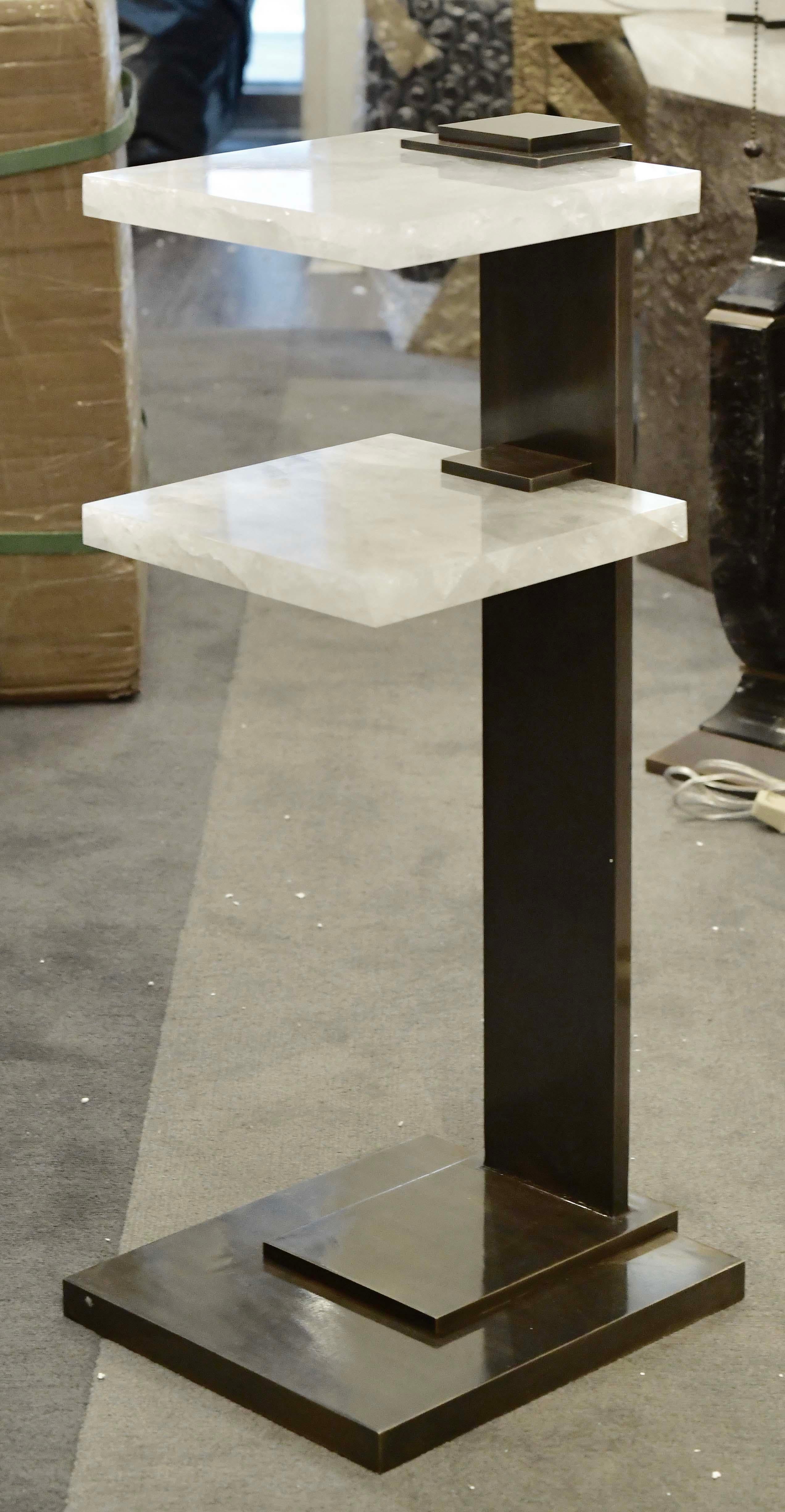 Cristal de roche Table à boire en cristal DWD Rock par Phoenix en vente