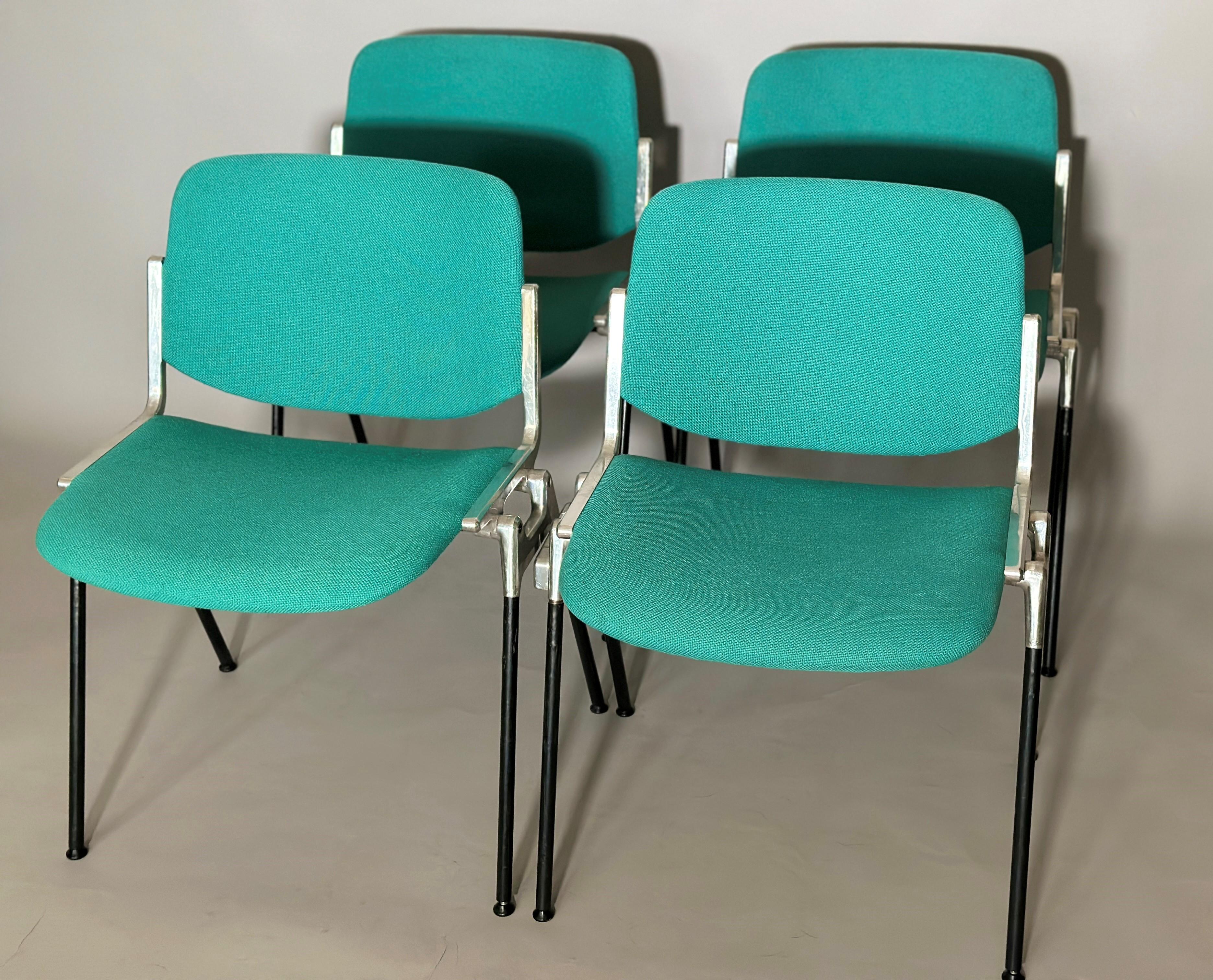 Silla DSG 106 Por Giancarlo Piretti Para Castelli Años 60 Aluminio en venta