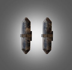 DSH Rock Crystal Quartz Wall Sconces by Phoenix