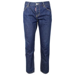 Dsquared Blue Cotton Classic Denim Trousers Jeans 2000s