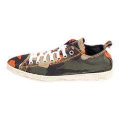 Dsquared Camouflage Fabric Low Top Sneakers Size 43