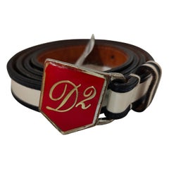 Ceinture multicolore carrée Dsquared