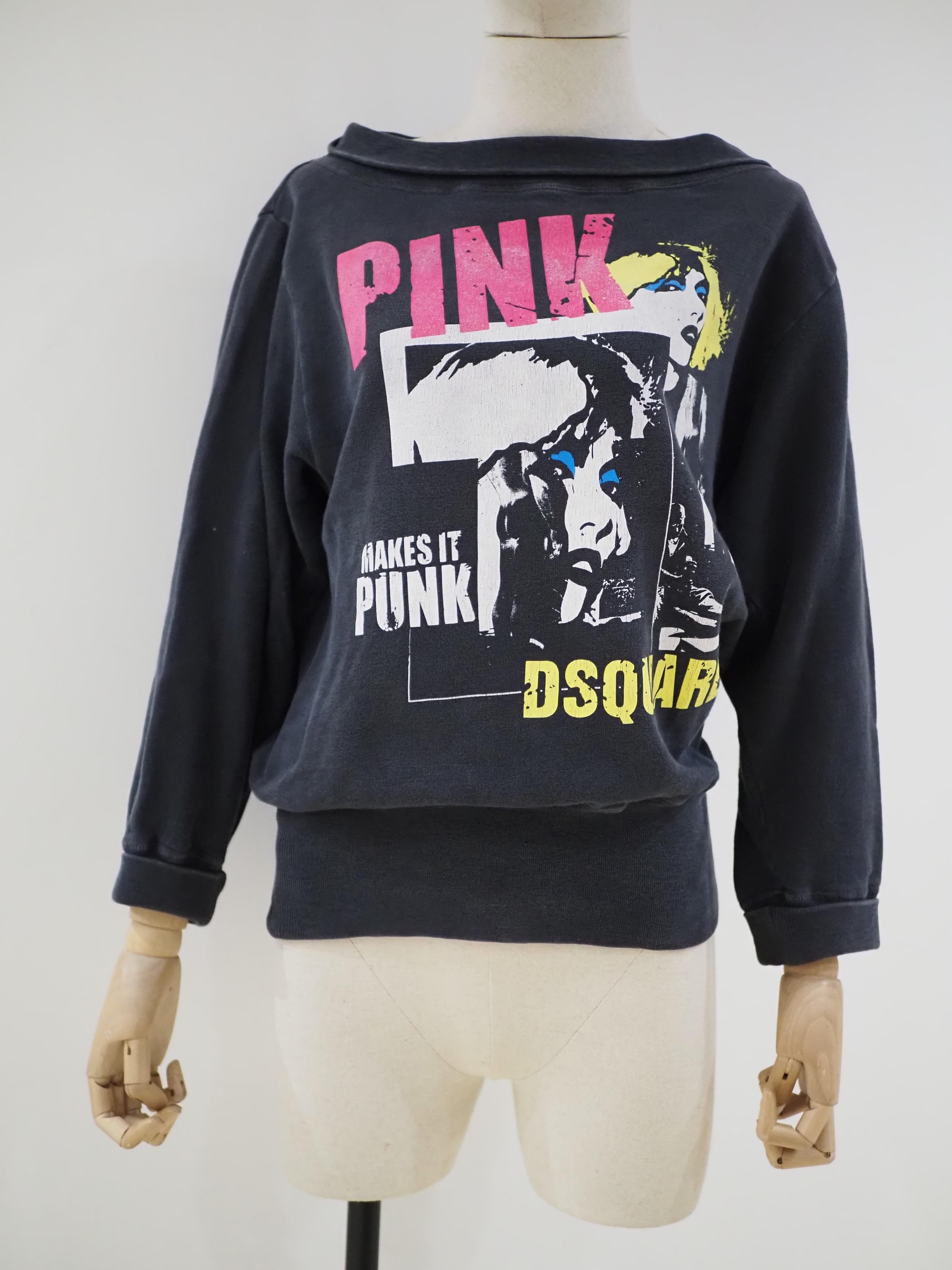 Pull multicolore carré Dsquared Bon état - En vente à Capri, IT